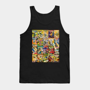 PLANET COMICS COLLAGE Tank Top